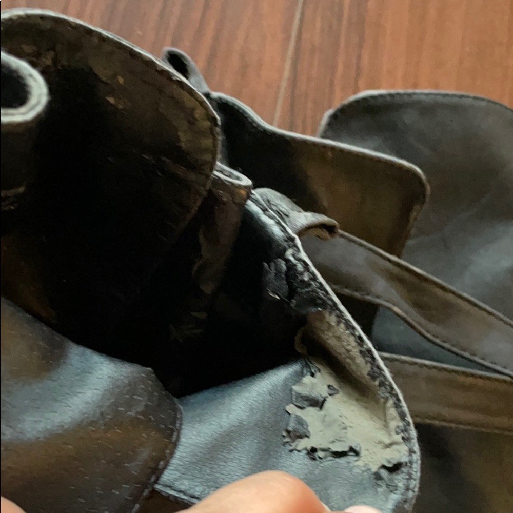 Flat Distressed Boots w/ Buckles - Picture 11 of 14